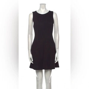 alice + olivia black sleeveless scoop neck dress LBD Fully Lined Gorgeou…